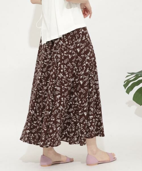 SENSE OF PLACE by URBAN RESEARCH / センスオブプレイス バイ アーバンリサーチ スカート | フラワープリントフレアスカート | 詳細10
