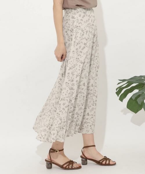 SENSE OF PLACE by URBAN RESEARCH / センスオブプレイス バイ アーバンリサーチ スカート | フラワープリントフレアスカート | 詳細14