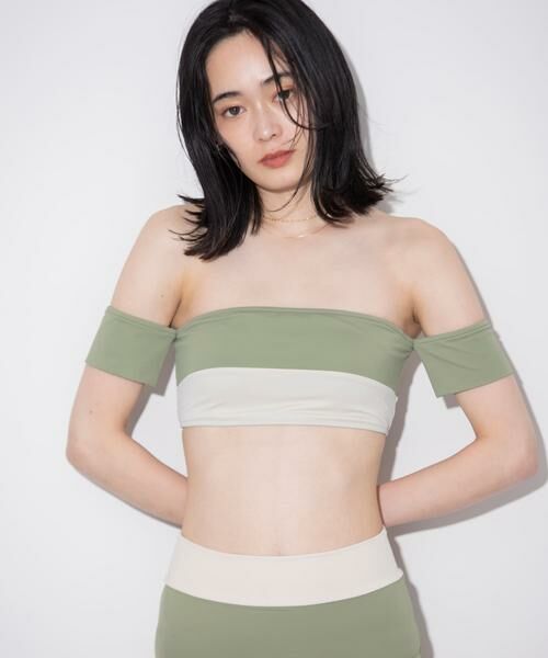 SENSE OF PLACE by URBAN RESEARCH / センスオブプレイス バイ アーバンリサーチ 水着・スイムグッズ | クロップトップオフショルビキニ | 詳細4