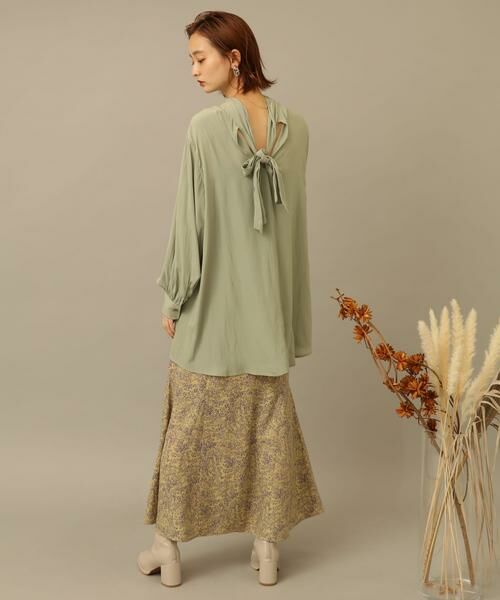 SENSE OF PLACE by URBAN RESEARCH / センスオブプレイス バイ アーバンリサーチ シャツ・ブラウス | バックタイチュニックブラウス | 詳細4
