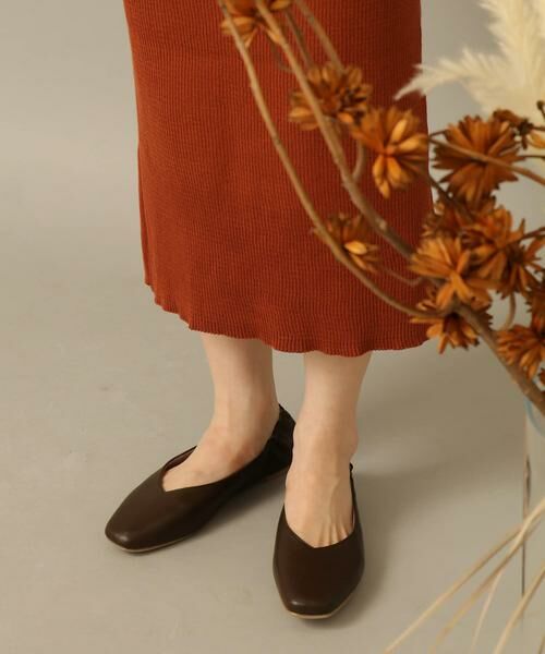 SENSE OF PLACE by URBAN RESEARCH / センスオブプレイス バイ アーバンリサーチ バレエシューズ | スクエアトウVカットフラットシューズ | 詳細2