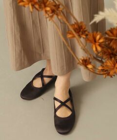 SENSE OF PLACE by URBAN RESEARCH / センスオブプレイス バイ アーバンリサーチ バレエシューズ | クロスストラップフラットシューズ