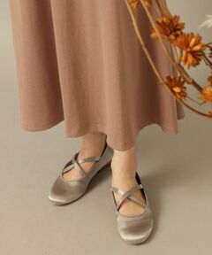 SENSE OF PLACE by URBAN RESEARCH / センスオブプレイス バイ アーバンリサーチ バレエシューズ | クロスストラップフラットシューズ