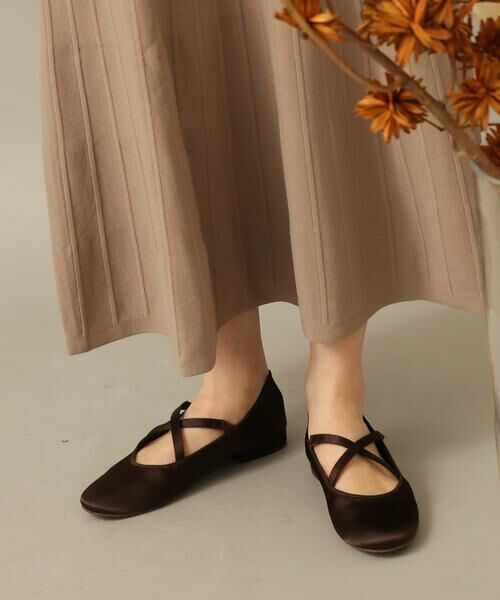 SENSE OF PLACE by URBAN RESEARCH / センスオブプレイス バイ アーバンリサーチ バレエシューズ | クロスストラップフラットシューズ | 詳細1
