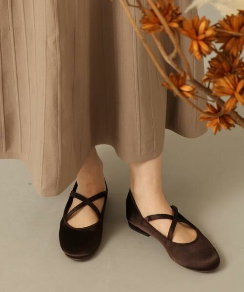 SENSE OF PLACE by URBAN RESEARCH / センスオブプレイス バイ アーバンリサーチ バレエシューズ | クロスストラップフラットシューズ | 詳細2
