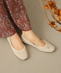 SENSE OF PLACE by URBAN RESEARCH / センスオブプレイス バイ アーバンリサーチ バレエシューズ | スクエアトウボロネーゼバレエシューズ