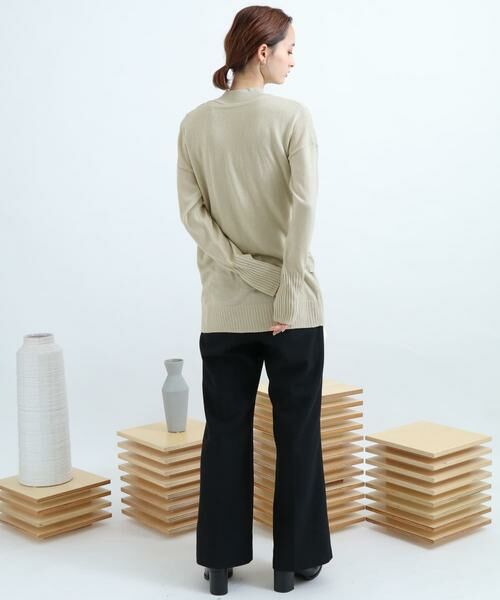 SENSE OF PLACE by URBAN RESEARCH / センスオブプレイス バイ アーバンリサーチ ニット・セーター | リブハイネックカシュクールトップ | 詳細6