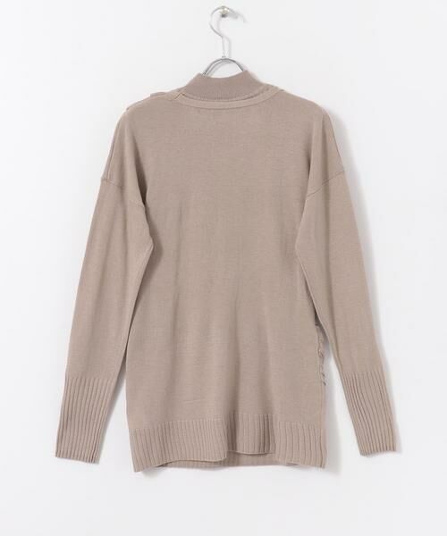 SENSE OF PLACE by URBAN RESEARCH / センスオブプレイス バイ アーバンリサーチ ニット・セーター | リブハイネックカシュクールトップ | 詳細18