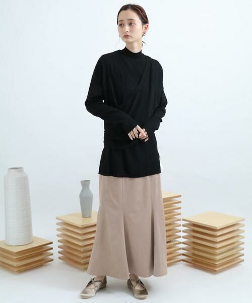 SENSE OF PLACE by URBAN RESEARCH / センスオブプレイス バイ アーバンリサーチ ニット・セーター | リブハイネックカシュクールトップ | 詳細24