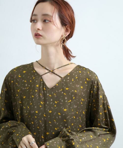 SENSE OF PLACE by URBAN RESEARCH / センスオブプレイス バイ アーバンリサーチ シャツ・ブラウス | カラーダップルドットプリントシャツ | 詳細1