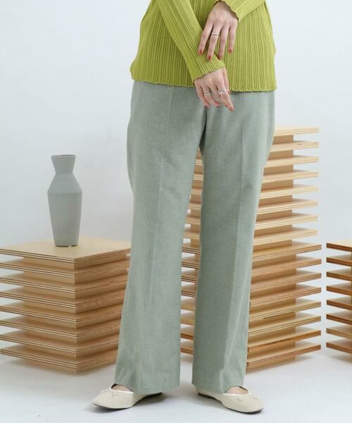 SENSE OF PLACE by URBAN RESEARCH / センスオブプレイス バイ アーバンリサーチ その他パンツ | Newzealandwool セミフレアパンツ | 詳細4