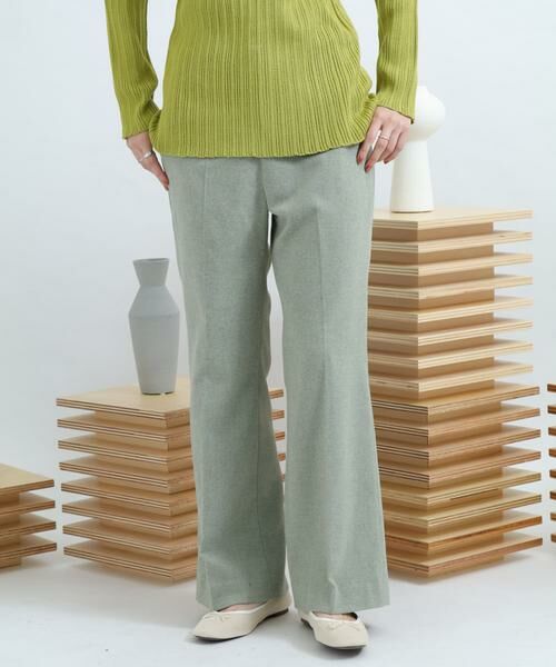 SENSE OF PLACE by URBAN RESEARCH / センスオブプレイス バイ アーバンリサーチ その他パンツ | Newzealandwool セミフレアパンツ | 詳細5