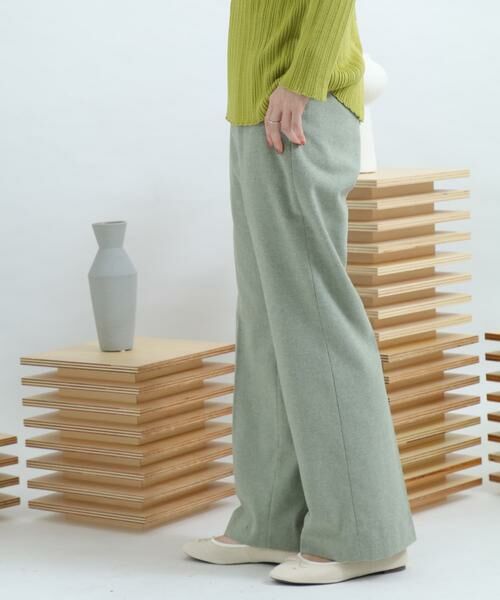 SENSE OF PLACE by URBAN RESEARCH / センスオブプレイス バイ アーバンリサーチ その他パンツ | Newzealandwool セミフレアパンツ | 詳細6