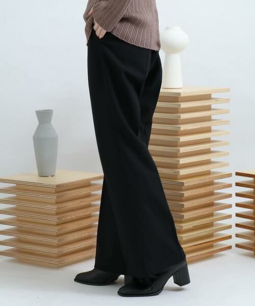 SENSE OF PLACE by URBAN RESEARCH / センスオブプレイス バイ アーバンリサーチ その他パンツ | Newzealandwool セミフレアパンツ | 詳細16