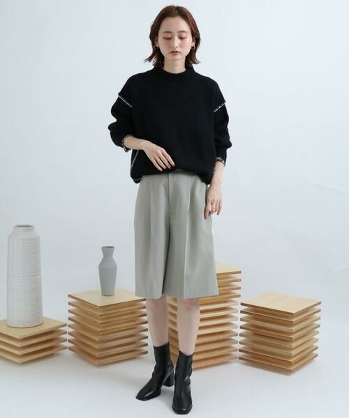 SENSE OF PLACE by URBAN RESEARCH / センスオブプレイス バイ アーバンリサーチ その他パンツ | サキソニータックキュロットパンツ | 詳細12