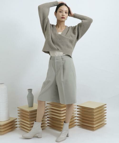 SENSE OF PLACE by URBAN RESEARCH / センスオブプレイス バイ アーバンリサーチ その他パンツ | サキソニータックキュロットパンツ | 詳細3