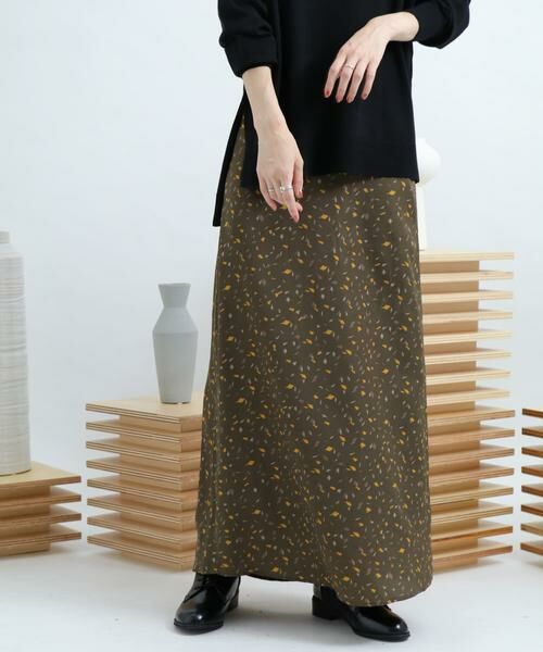 SENSE OF PLACE by URBAN RESEARCH / センスオブプレイス バイ アーバンリサーチ スカート | カラーダップルドットプリントスカート | 詳細1