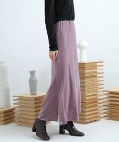 SENSE OF PLACE by URBAN RESEARCH / センスオブプレイス バイ アーバンリサーチ スカート | ロングスリットベロアナロースカート