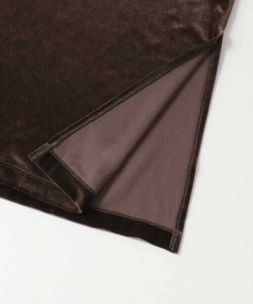 SENSE OF PLACE by URBAN RESEARCH / センスオブプレイス バイ アーバンリサーチ スカート | ロングスリットベロアナロースカート | 詳細6