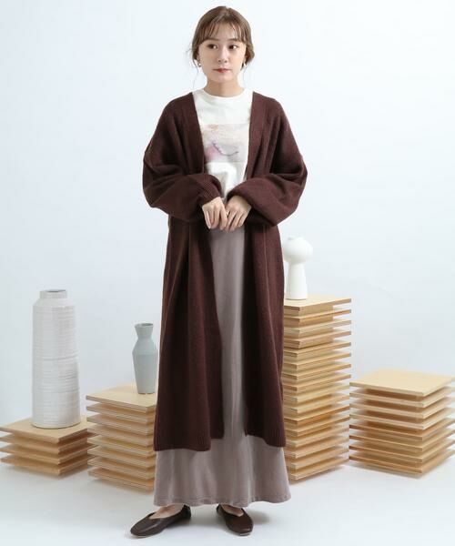 SENSE OF PLACE by URBAN RESEARCH / センスオブプレイス バイ アーバンリサーチ スカート | ロングスリットベロアナロースカート | 詳細9