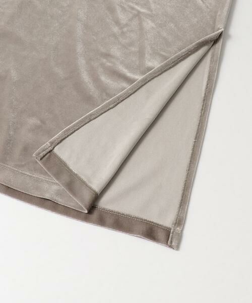 SENSE OF PLACE by URBAN RESEARCH / センスオブプレイス バイ アーバンリサーチ スカート | ロングスリットベロアナロースカート | 詳細11