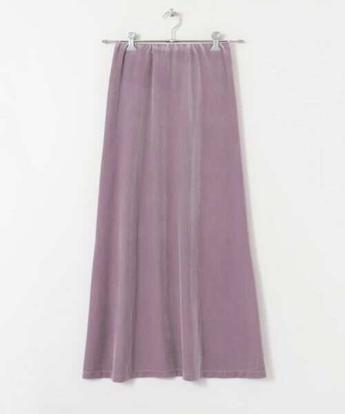 SENSE OF PLACE by URBAN RESEARCH / センスオブプレイス バイ アーバンリサーチ スカート | ロングスリットベロアナロースカート | 詳細16