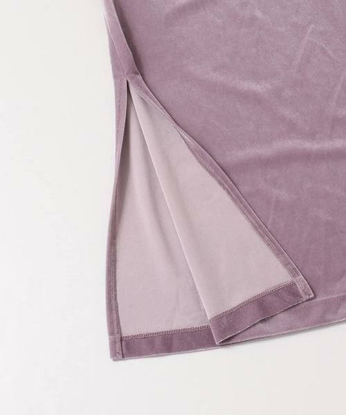 SENSE OF PLACE by URBAN RESEARCH / センスオブプレイス バイ アーバンリサーチ スカート | ロングスリットベロアナロースカート | 詳細18