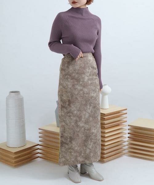 SENSE OF PLACE by URBAN RESEARCH / センスオブプレイス バイ アーバンリサーチ スカート | ストーンプリントスカート | 詳細1