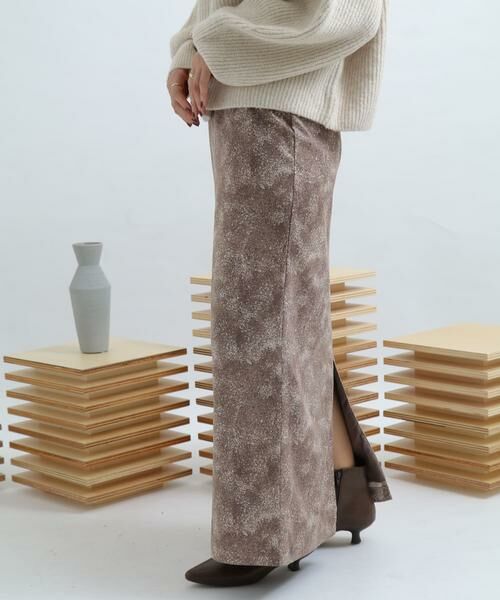SENSE OF PLACE by URBAN RESEARCH / センスオブプレイス バイ アーバンリサーチ スカート | ストーンプリントスカート | 詳細2
