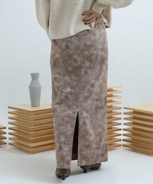 SENSE OF PLACE by URBAN RESEARCH / センスオブプレイス バイ アーバンリサーチ スカート | ストーンプリントスカート | 詳細3