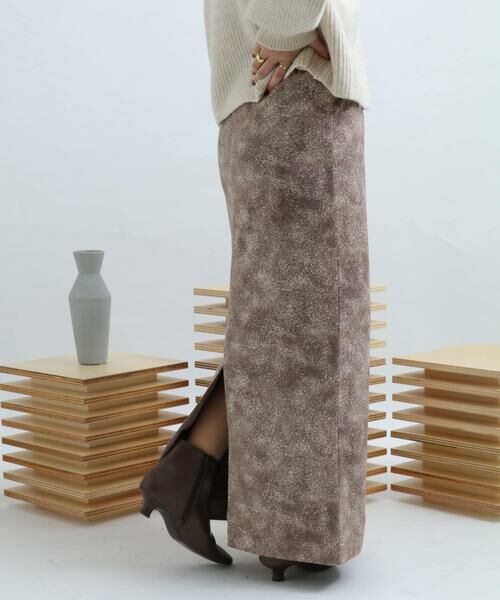 SENSE OF PLACE by URBAN RESEARCH / センスオブプレイス バイ アーバンリサーチ スカート | ストーンプリントスカート | 詳細4