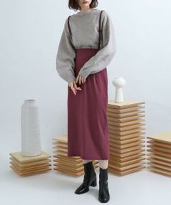 SENSE OF PLACE by URBAN RESEARCH / センスオブプレイス バイ アーバンリサーチ スカート | ストレッチサスツキハイウエストスカート
