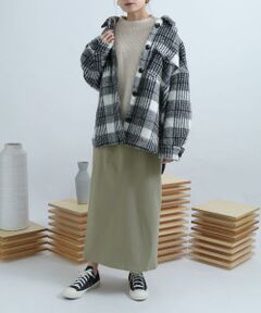 SENSE OF PLACE by URBAN RESEARCH / センスオブプレイス バイ アーバンリサーチ スカート | ストレッチサスツキハイウエストスカート