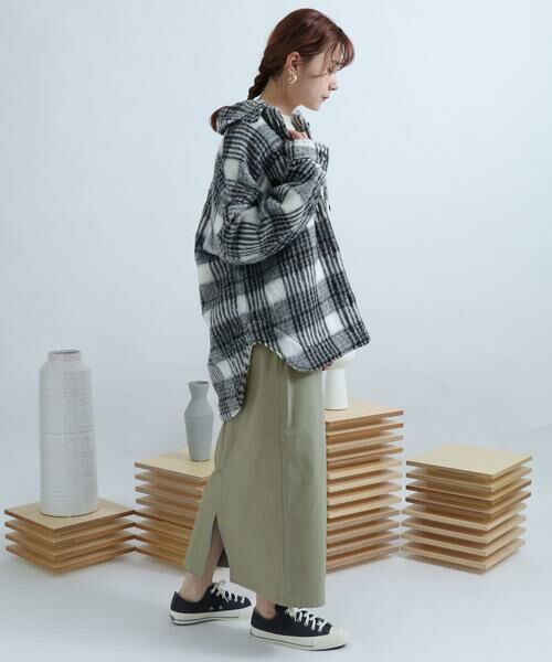 SENSE OF PLACE by URBAN RESEARCH / センスオブプレイス バイ アーバンリサーチ スカート | ストレッチサスツキハイウエストスカート | 詳細11
