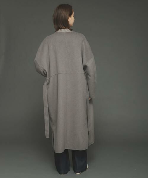 SENSE OF PLACE by URBAN RESEARCH / センスオブプレイス バイ アーバンリサーチ ノーカラージャケット | ウールリバーノーカラーコート | 詳細21
