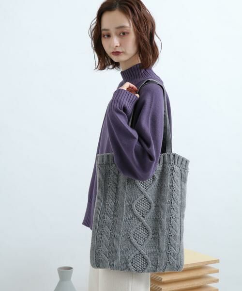 SENSE OF PLACE by URBAN RESEARCH / センスオブプレイス バイ アーバンリサーチ トートバッグ | ニットトート | 詳細5