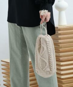 SENSE OF PLACE by URBAN RESEARCH / センスオブプレイス バイ アーバンリサーチ バッグ | 2WAYニット巾着バッグ