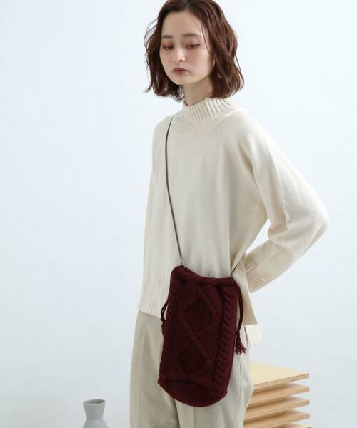 SENSE OF PLACE by URBAN RESEARCH / センスオブプレイス バイ アーバンリサーチ バッグ | 2WAYニット巾着バッグ | 詳細1