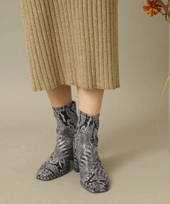 SENSE OF PLACE by URBAN RESEARCH / センスオブプレイス バイ アーバンリサーチ ブーツ（ショート丈） | スクエアトウセンターシームストレッチブーツ