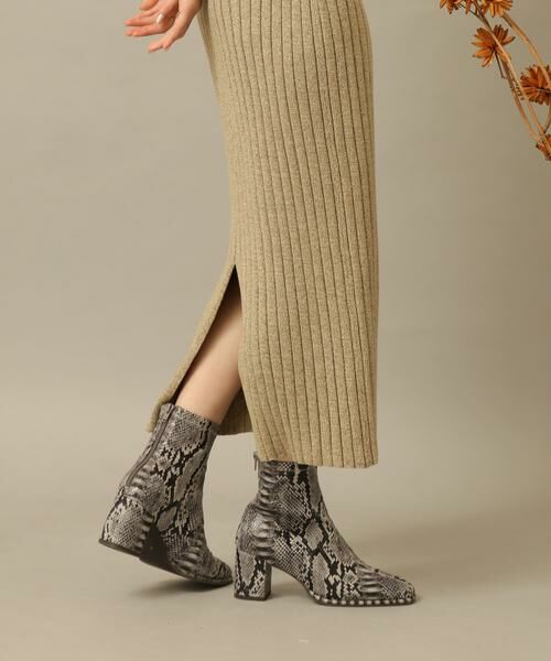 SENSE OF PLACE by URBAN RESEARCH / センスオブプレイス バイ アーバンリサーチ ブーツ（ショート丈） | スクエアトウセンターシームストレッチブーツ | 詳細1