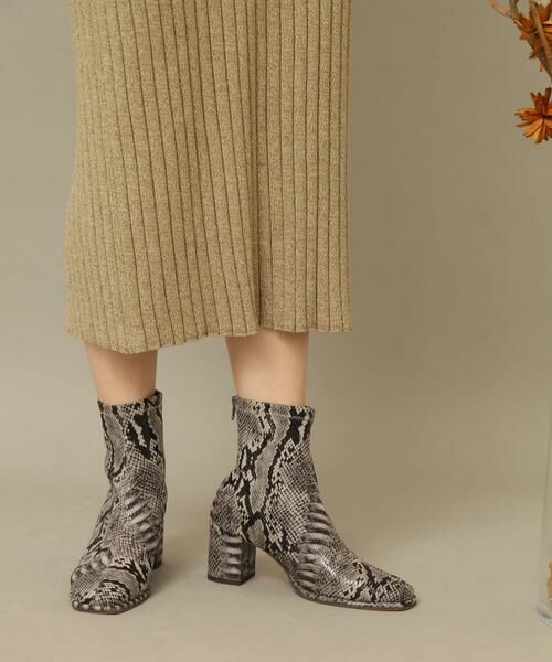 SENSE OF PLACE by URBAN RESEARCH / センスオブプレイス バイ アーバンリサーチ ブーツ（ショート丈） | スクエアトウセンターシームストレッチブーツ | 詳細3