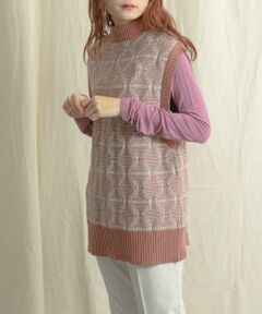 SENSE OF PLACE by URBAN RESEARCH / センスオブプレイス バイ アーバンリサーチ ベスト | バックオープンジャガードベスト