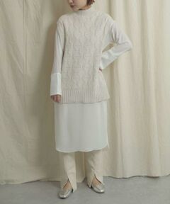 SENSE OF PLACE by URBAN RESEARCH / センスオブプレイス バイ アーバンリサーチ ベスト | バックオープンジャガードベスト