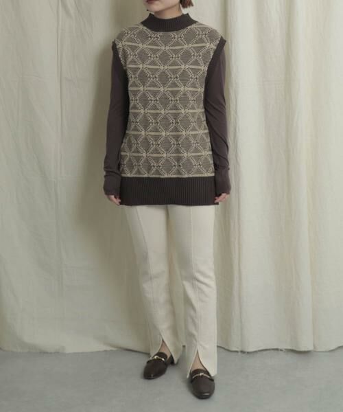 SENSE OF PLACE by URBAN RESEARCH / センスオブプレイス バイ アーバンリサーチ ベスト | バックオープンジャガードベスト | 詳細4