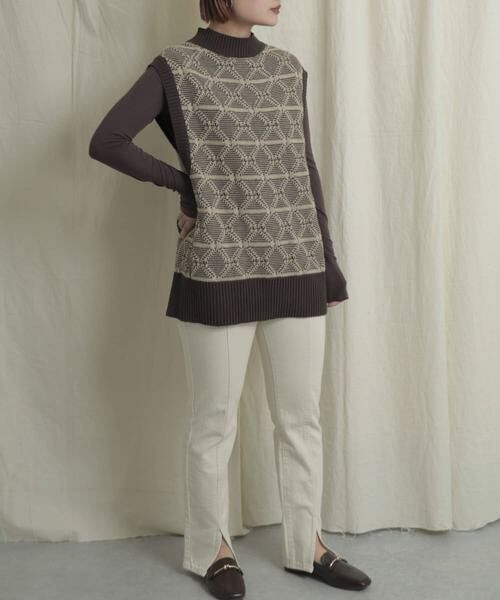 SENSE OF PLACE by URBAN RESEARCH / センスオブプレイス バイ アーバンリサーチ ベスト | バックオープンジャガードベスト | 詳細6