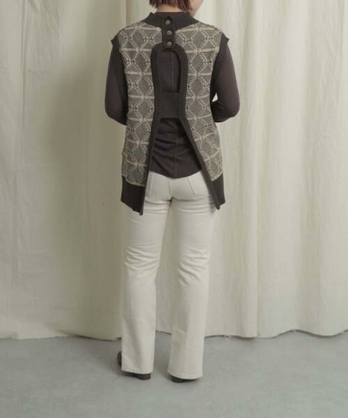 SENSE OF PLACE by URBAN RESEARCH / センスオブプレイス バイ アーバンリサーチ ベスト | バックオープンジャガードベスト | 詳細7