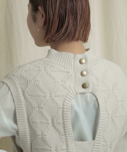 SENSE OF PLACE by URBAN RESEARCH / センスオブプレイス バイ アーバンリサーチ ベスト | バックオープンジャガードベスト | 詳細23