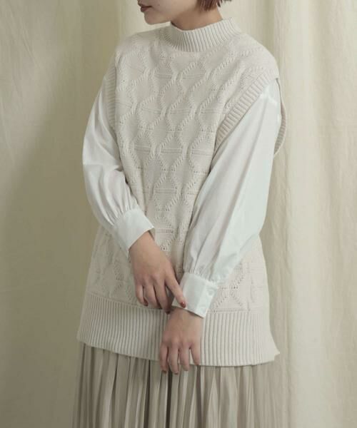 SENSE OF PLACE by URBAN RESEARCH / センスオブプレイス バイ アーバンリサーチ ベスト | バックオープンジャガードベスト | 詳細24