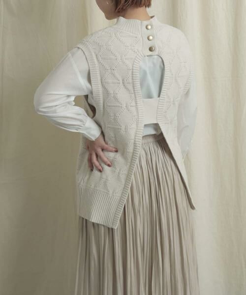 SENSE OF PLACE by URBAN RESEARCH / センスオブプレイス バイ アーバンリサーチ ベスト | バックオープンジャガードベスト | 詳細27