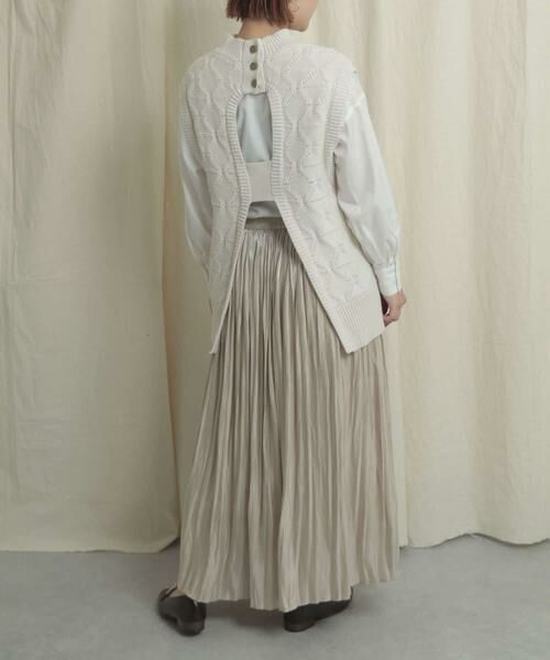 SENSE OF PLACE by URBAN RESEARCH / センスオブプレイス バイ アーバンリサーチ ベスト | バックオープンジャガードベスト | 詳細30